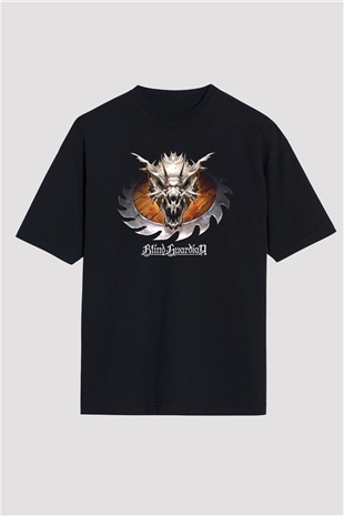 Blind Guardian Siyah Oversize Tişört Oversize T-shirt - TişörtFabrikası
