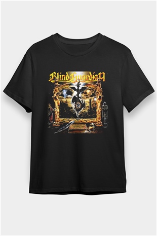 Blind Guardian Siyah Unisex Tişört T-Shirt - TişörtFabrikası