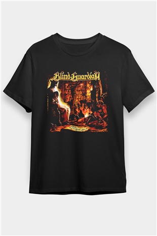 Blind Guardian Siyah Unisex Tişört T-Shirt - TişörtFabrikası