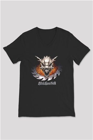 Blind Guardian Siyah Unisex V Yaka Tişört