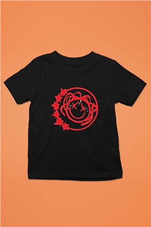 Blink-182 Baskılı Unisex Siyah Çocuk Tişört