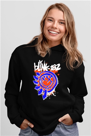 Blink 182 Siyah Unisex Hoodie