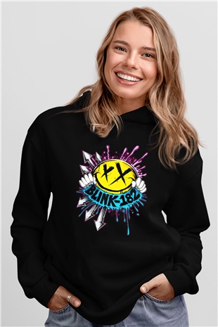 Blink 182 Siyah Unisex Hoodie