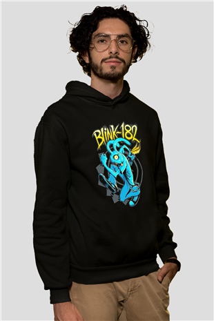 Blink 182 Siyah Unisex Hoodie