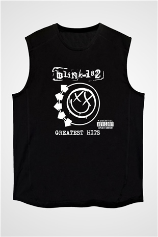 Blink 182 Siyah Unisex Kolsuz Tişört