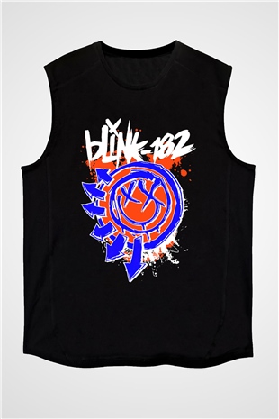 Blink 182 Siyah Unisex Kolsuz Tişört