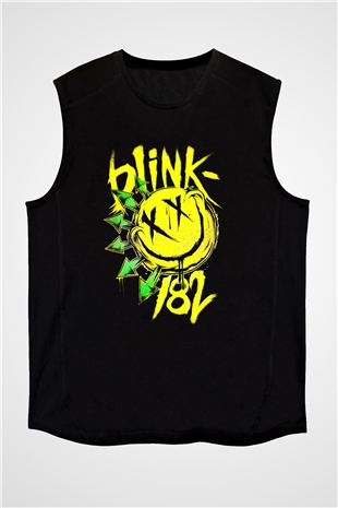 Blink 182 Siyah Unisex Kolsuz Tişört