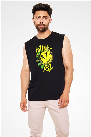 Blink 182 Siyah Unisex Kolsuz Tişört