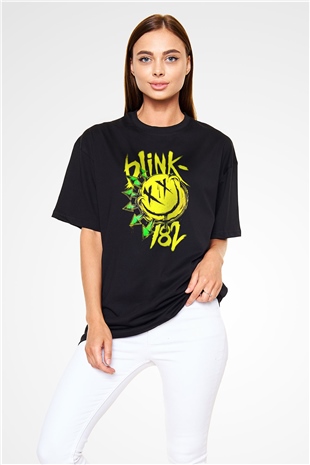 Blink 182 Siyah Unisex Oversize Tişört T-Shirt