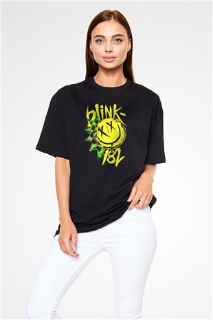 Blink 182 Siyah Unisex Oversize Tişört T-Shirt