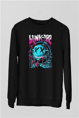 Blink 182 Siyah Unisex Sweatshirt