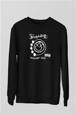 Blink 182 Siyah Unisex Sweatshirt