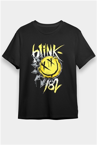 Blink 182 Siyah Unisex Tişört T-Shirt - TişörtFabrikası