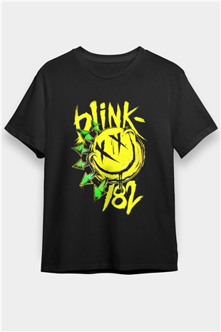 Blink 182 Siyah Unisex Tişört T-Shirt - TişörtFabrikası