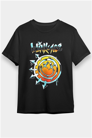 Blink 182 Siyah Unisex Tişört T-Shirt - TişörtFabrikası