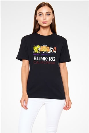 Blink 182 Siyah Unisex Tişört T-Shirt - TişörtFabrikası