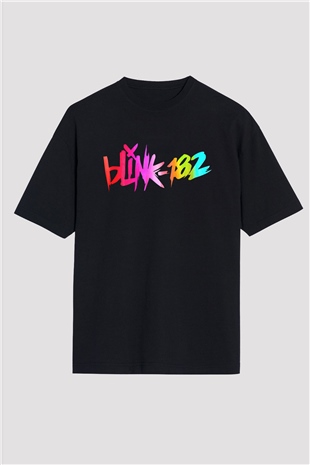 Blink 182 Siyah Oversize Tişört Oversize T-shirt - TişörtFabrikası