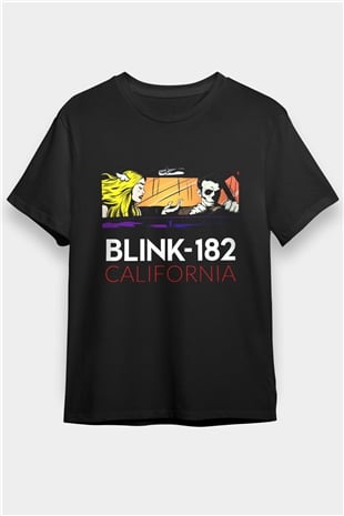 Blink 182 Siyah Unisex Tişört T-Shirt - TişörtFabrikası