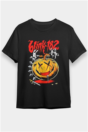 Blink 182 Siyah Unisex Tişört T-Shirt - TişörtFabrikası