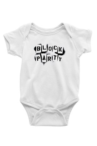 Bloc Party Beyaz Bebek Body - Zıbın