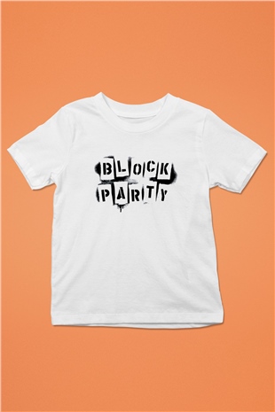 Bloc Party Beyaz Unisex Çocuk Tişört