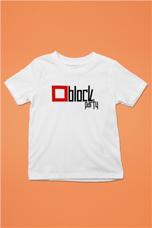 Bloc Party Beyaz Unisex Çocuk Tişört