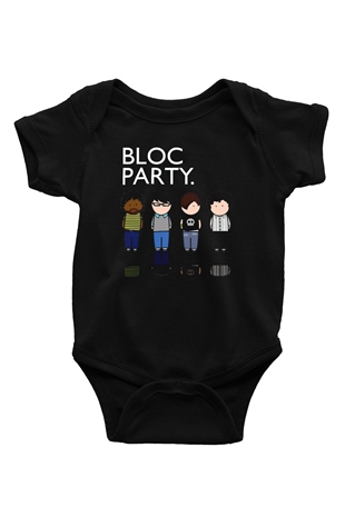 Bloc Party Siyah Bebek Body - Zıbın