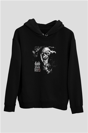 Bloodbath Baskılı Unisex Siyah Hoodie