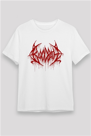 Bloodbath Beyaz Unisex Tişört T-Shirt - TişörtFabrikası