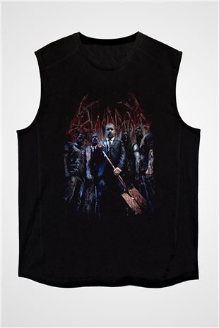 Bloodbath Siyah Unisex Kolsuz Tişört