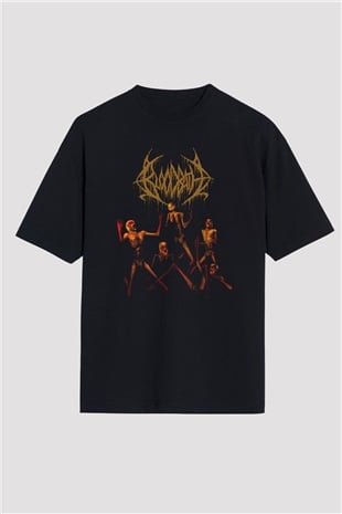 Bloodbath Siyah Unisex Oversize Tişört T-Shirt