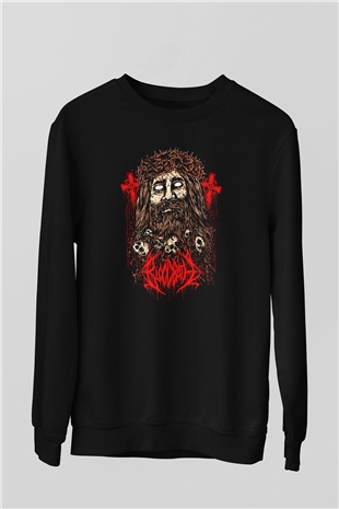 Bloodbath Siyah Unisex Sweatshirt
