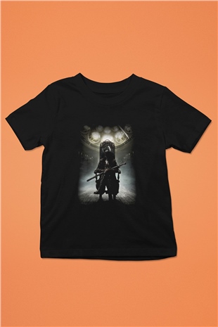 Bloodborne Baskılı Siyah Unisex Çocuk Tişört