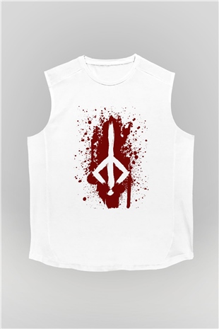Bloodborne Beyaz Unisex Kolsuz Tişört