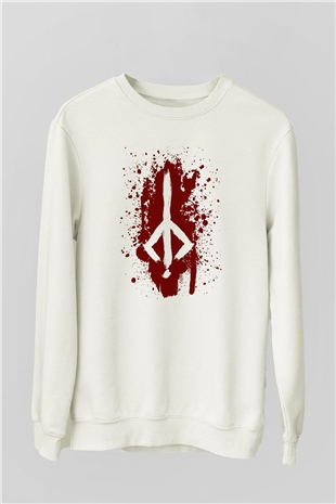 Bloodborne Beyaz Unisex Sweatshirt