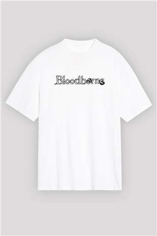 Bloodborne Beyaz Oversize Tişört Oversize T-shirt