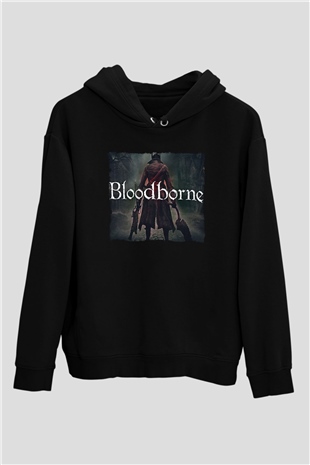 Bloodborne Siyah Unisex Hoodie