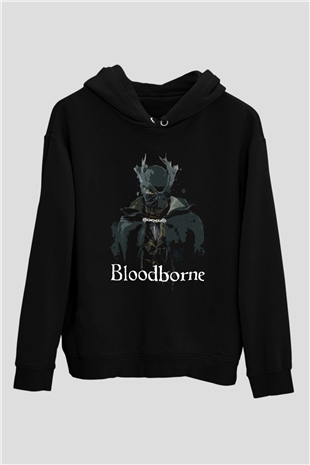 Bloodborne Siyah Unisex Hoodie