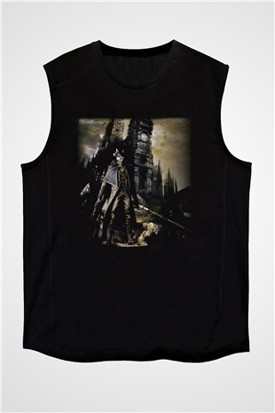 Bloodborne Siyah Unisex Kolsuz Tişört