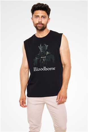 Bloodborne Siyah Unisex Kolsuz Tişört