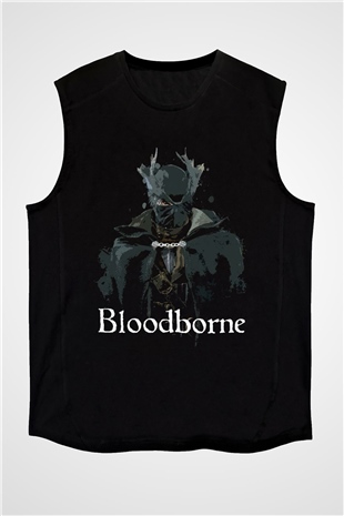 Bloodborne Siyah Unisex Kolsuz Tişört