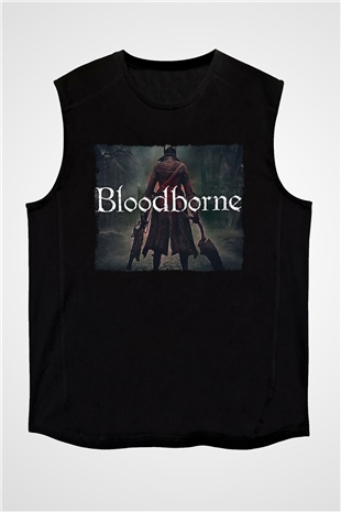 Bloodborne Siyah Unisex Kolsuz Tişört