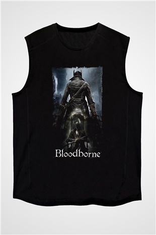 Bloodborne Siyah Unisex Kolsuz Tişört