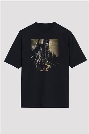 Bloodborne Siyah Unisex Oversize Tişört T-Shirt