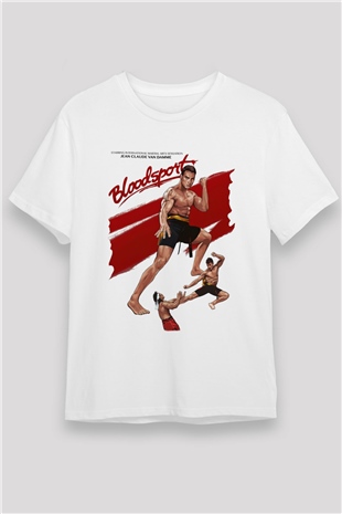 Bloodsport Kan Sporu Beyaz Unisex Tişört
