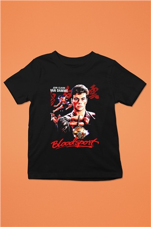 Bloodsport Kan Sporu Siyah Unisex  Çocuk Tişört