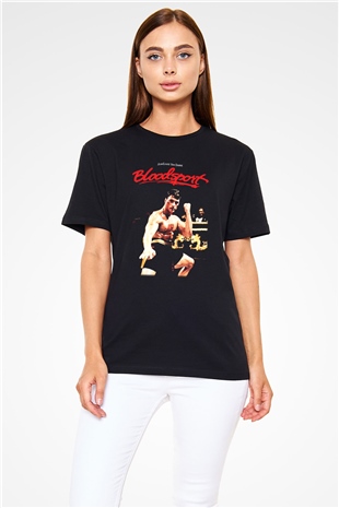 Bloodsport Kan Sporu Siyah Unisex Tişört