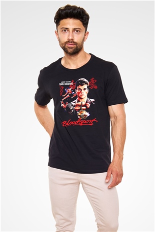 Bloodsport Kan Sporu Siyah Unisex Tişört