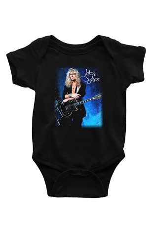 Blue Murder Baskılı Siyah Bebek Body - Zıbın