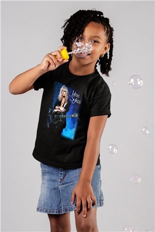 Blue Murder Baskılı Siyah Unisex Çocuk Tişört